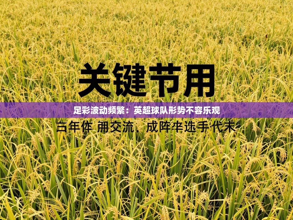 足彩波动频繁：英超球队形势不容乐观  第2张